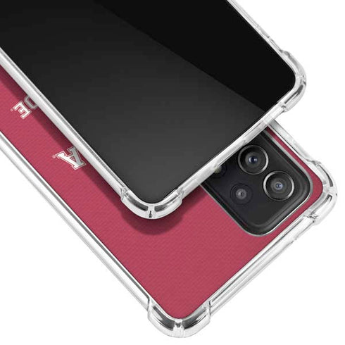 University of Alabama Crimson Tide Basketball Galaxy A52 5G Clear Case