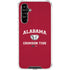 University of Alabama Crimson Tide Basketball Galaxy A54 5G Clear Case