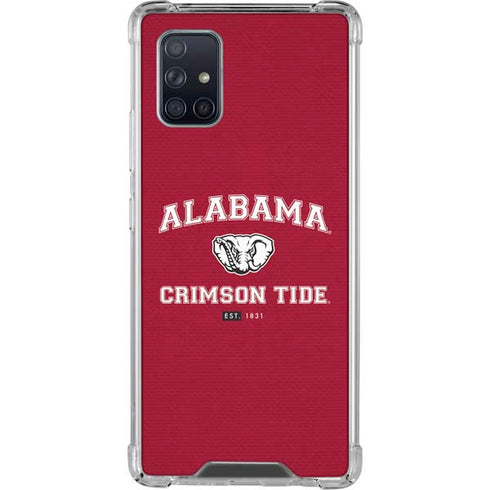 University of Alabama Crimson Tide Basketball Galaxy A71 5G Clear Case