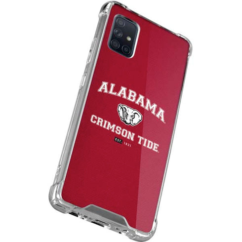 University of Alabama Crimson Tide Basketball Galaxy A71 5G Clear Case