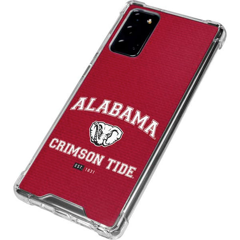 University of Alabama Crimson Tide Basketball Galaxy Note20 5G Clear Case