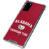 University of Alabama Crimson Tide Basketball Galaxy Note20 5G Clear Case