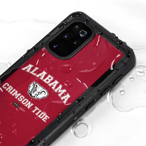 University of Alabama Crimson Tide Basketball Galaxy S20 Plus Waterproof Case