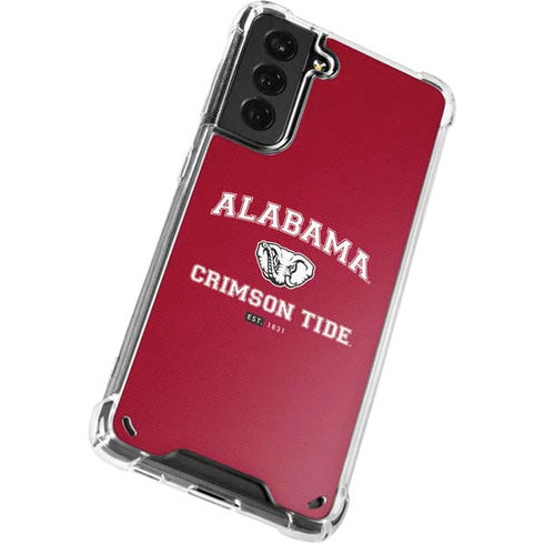 University of Alabama Crimson Tide Basketball Galaxy S21 5G Clear Case