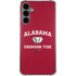 University of Alabama Crimson Tide Basketball Galaxy S24 Plus Clear Case