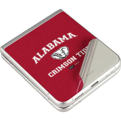 University of Alabama Crimson Tide Basketball Galaxy Z Flip3 5G Skin