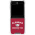 University of Alabama Crimson Tide Basketball Galaxy Z Flip5 5G Clear Case