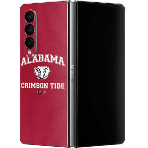 University of Alabama Crimson Tide Basketball Galaxy Z Fold4 5G Skin