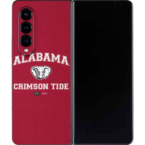 University of Alabama Crimson Tide Basketball Galaxy Z Fold4 5G Skin