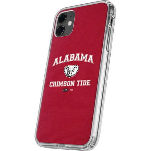 University of Alabama Crimson Tide Basketball iPhone 11 Clear Case