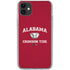 University of Alabama Crimson Tide Basketball iPhone 11 Clear Case
