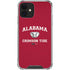University of Alabama Crimson Tide Basketball iPhone 12 Clear Case