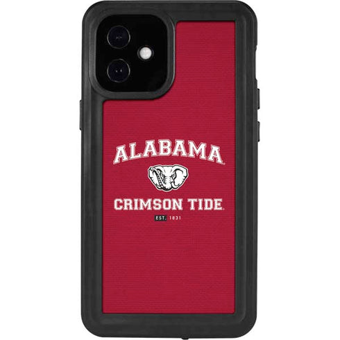 University of Alabama Crimson Tide Basketball iPhone 12 Mini Waterproof Case