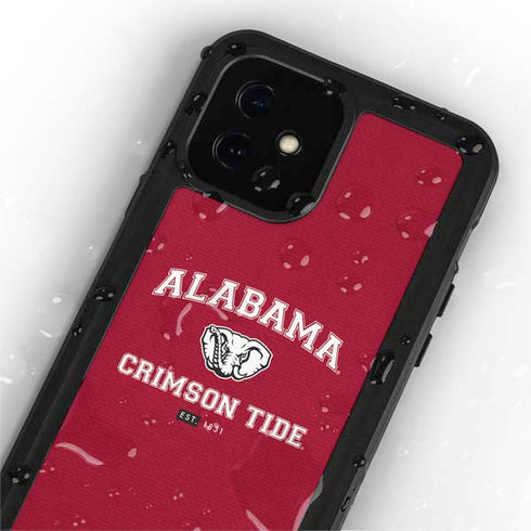 University of Alabama Crimson Tide Basketball iPhone 12 Mini Waterproof Case