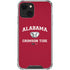 University of Alabama Crimson Tide Basketball iPhone 13 Mini Clear Case