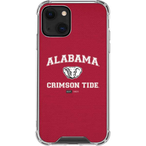 University of Alabama Crimson Tide Basketball iPhone 14 Plus Clear Case