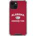 University of Alabama Crimson Tide Basketball iPhone 14 Plus Clear Case