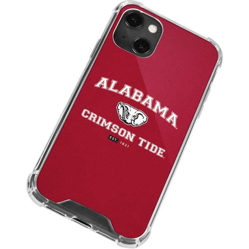 University of Alabama Crimson Tide Basketball iPhone 14 Plus Clear Case