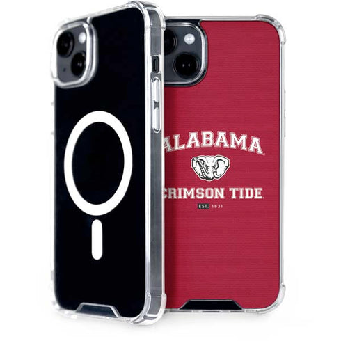 University of Alabama Crimson Tide Basketball iPhone 15 Plus MagSafe Case