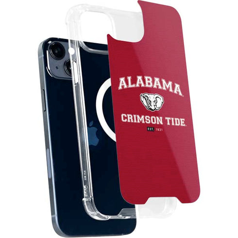 University of Alabama Crimson Tide Basketball iPhone 15 Plus MagSafe Case