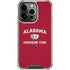 University of Alabama Crimson Tide Basketball iPhone 14 Pro Clear Case