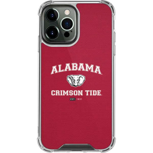University of Alabama Crimson Tide Basketball iPhone 14 Pro Max Clear Case