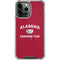 University of Alabama Crimson Tide Basketball iPhone 14 Pro Max Clear Case