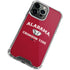University of Alabama Crimson Tide Basketball iPhone 14 Pro Max Clear Case