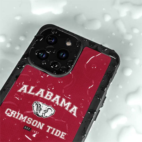 University of Alabama Crimson Tide Basketball iPhone 14 Pro Max Waterproof Case