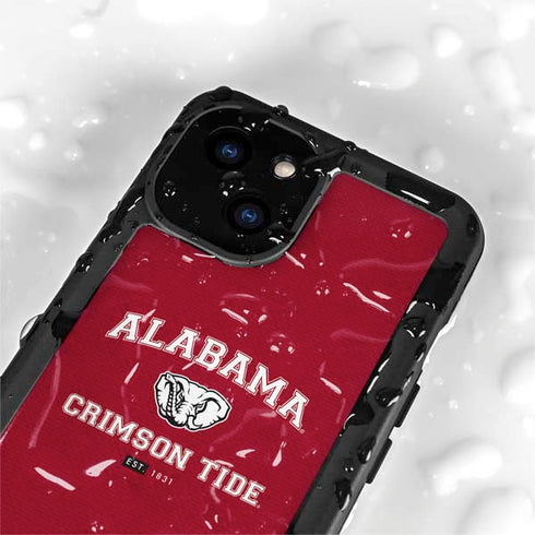 University of Alabama Crimson Tide Basketball iPhone 15 Waterproof Case