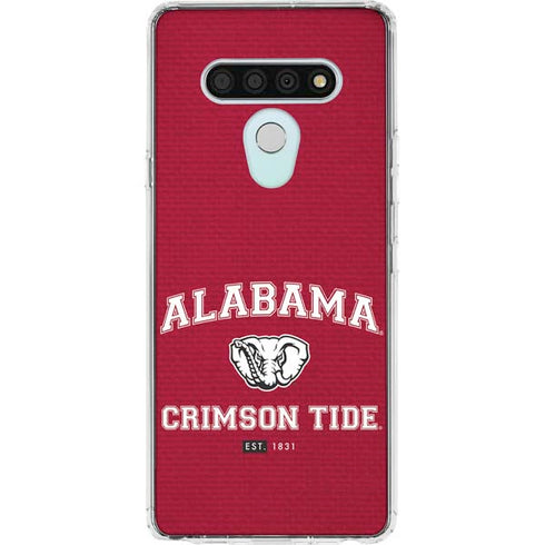 University of Alabama Crimson Tide Basketball LG Stylo 6 Clear Case