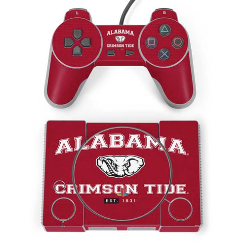 University of Alabama Crimson Tide Basketball PlayStation Classic Bundle Skin