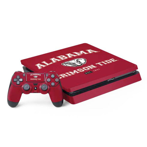 University of Alabama Crimson Tide Basketball PS4 Slim Bundle Skin