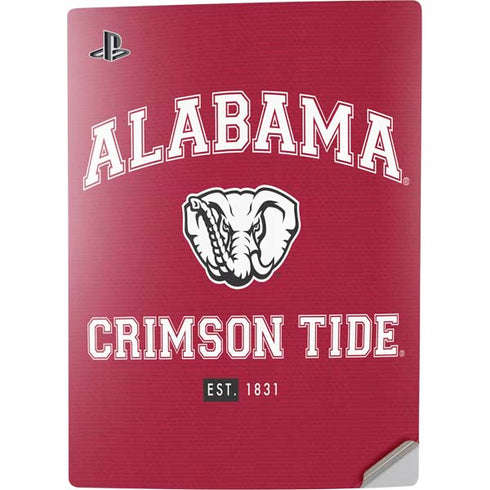 University of Alabama Crimson Tide Basketball PS5 Digital Edition Console Skin