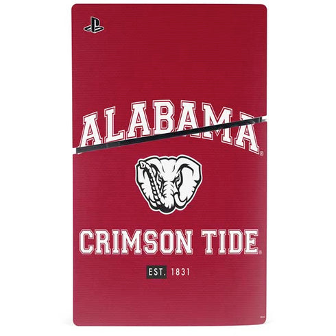 University of Alabama Crimson Tide Basketball PS5 Slim Disk Bundle Skin