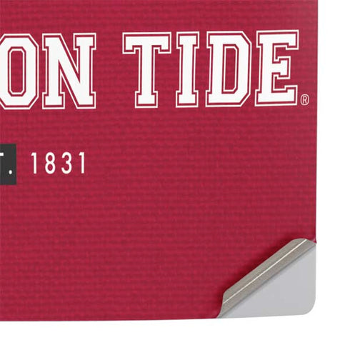 University of Alabama Crimson Tide Basketball PS5 Slim Disk Console Skin