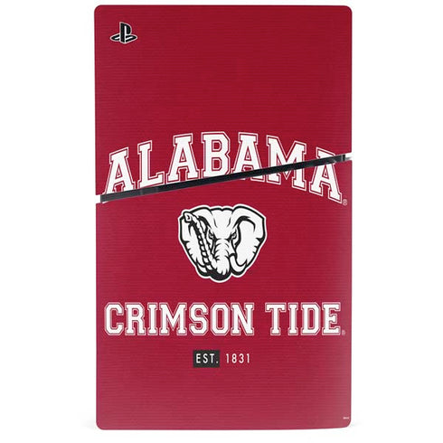 University of Alabama Crimson Tide Basketball PS5 Slim Digital Edition Bundle Skin