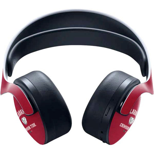 University of Alabama Crimson Tide Basketball PULSE 3D Wireless Headset for PS5 Skin