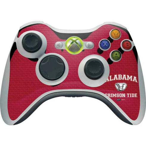 University of Alabama Crimson Tide Basketball Xbox 360 Wireless Controller Skin