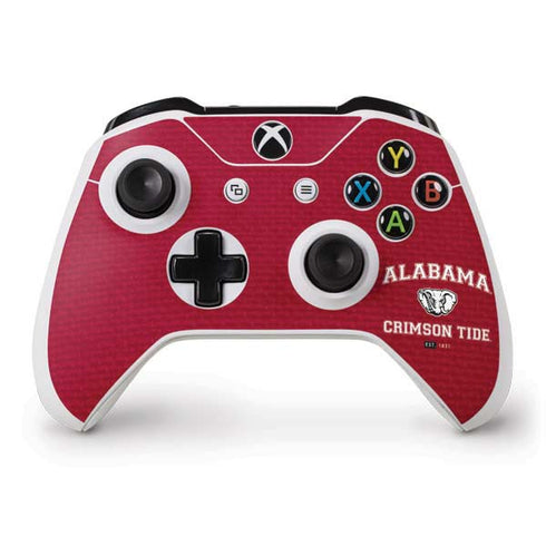 University of Alabama Crimson Tide Basketball Xbox One S Controller Skin