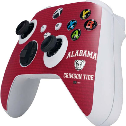 University of Alabama Crimson Tide Basketball Xbox Series S Controller Skin