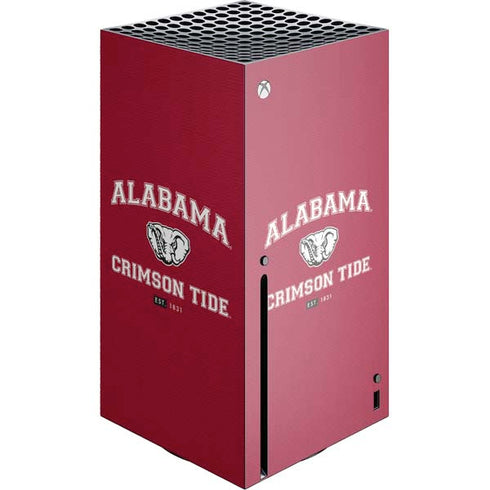 University of Alabama Crimson Tide Basketball Xbox Series X Console Skin