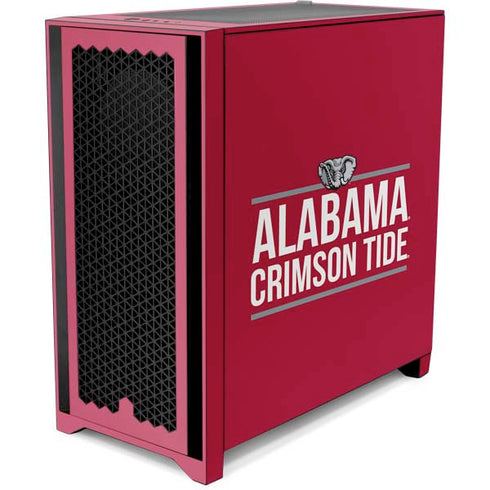 University of Alabama Crimson Tide Corsair 4000D Tempered Glass Mid-Tower ATX Case Skin