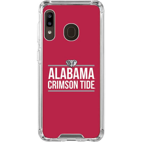 University of Alabama Crimson Tide Galaxy A30 Clear Case