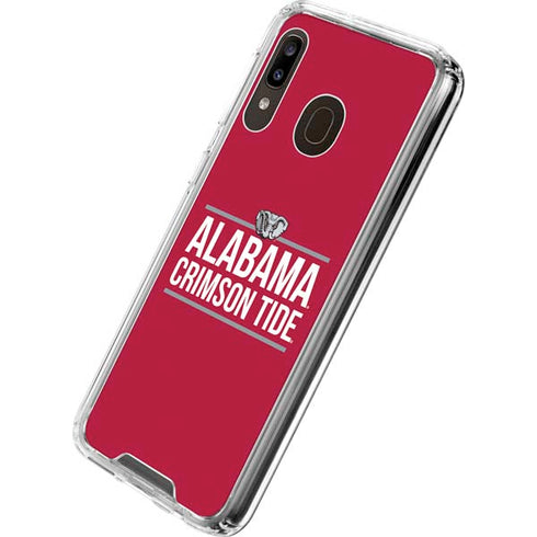 University of Alabama Crimson Tide Galaxy A30 Clear Case