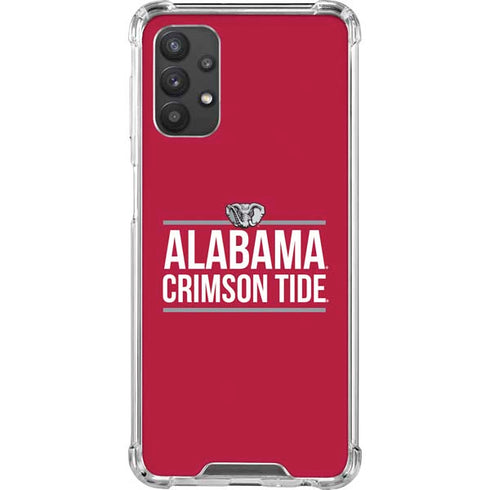 University of Alabama Crimson Tide Galaxy A32 5G Clear Case