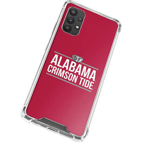University of Alabama Crimson Tide Galaxy A32 5G Clear Case