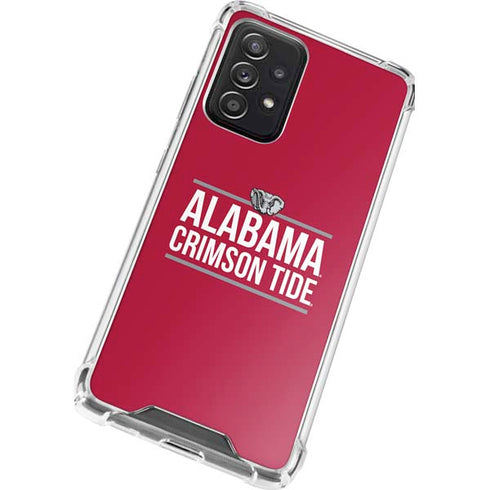 University of Alabama Crimson Tide Galaxy A52 5G Clear Case