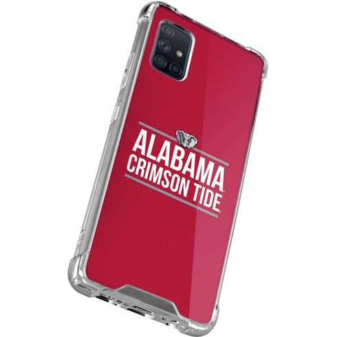 University of Alabama Crimson Tide Galaxy A71 5G Clear Case