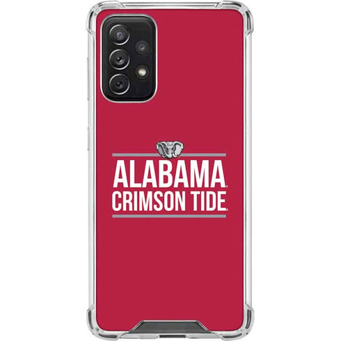 University of Alabama Crimson Tide Galaxy A72 5G Clear Case